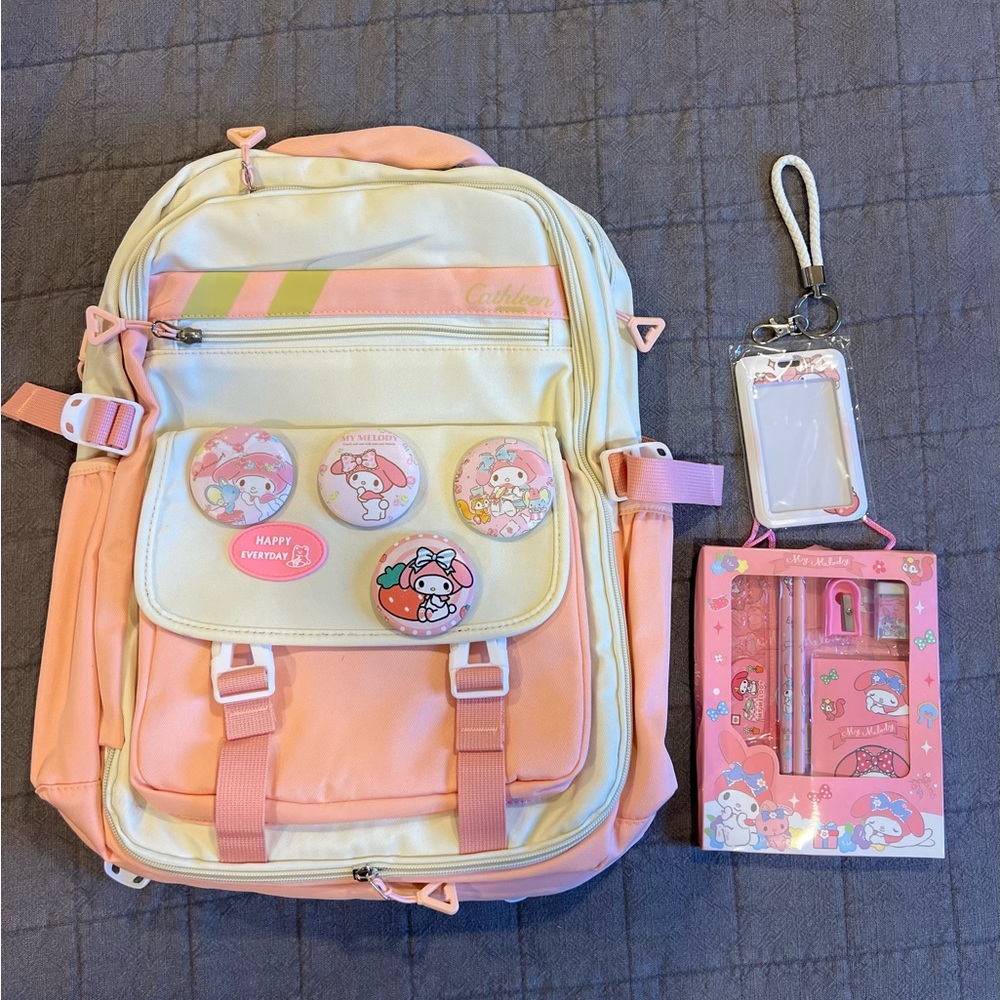 My Melody School Backpack New in Bag